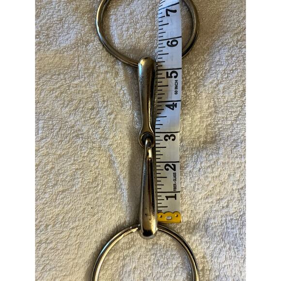 Loose Ring Snaffle Bit Single Jointed English Horse Bit Size 5 inches - Picture 5 of 6